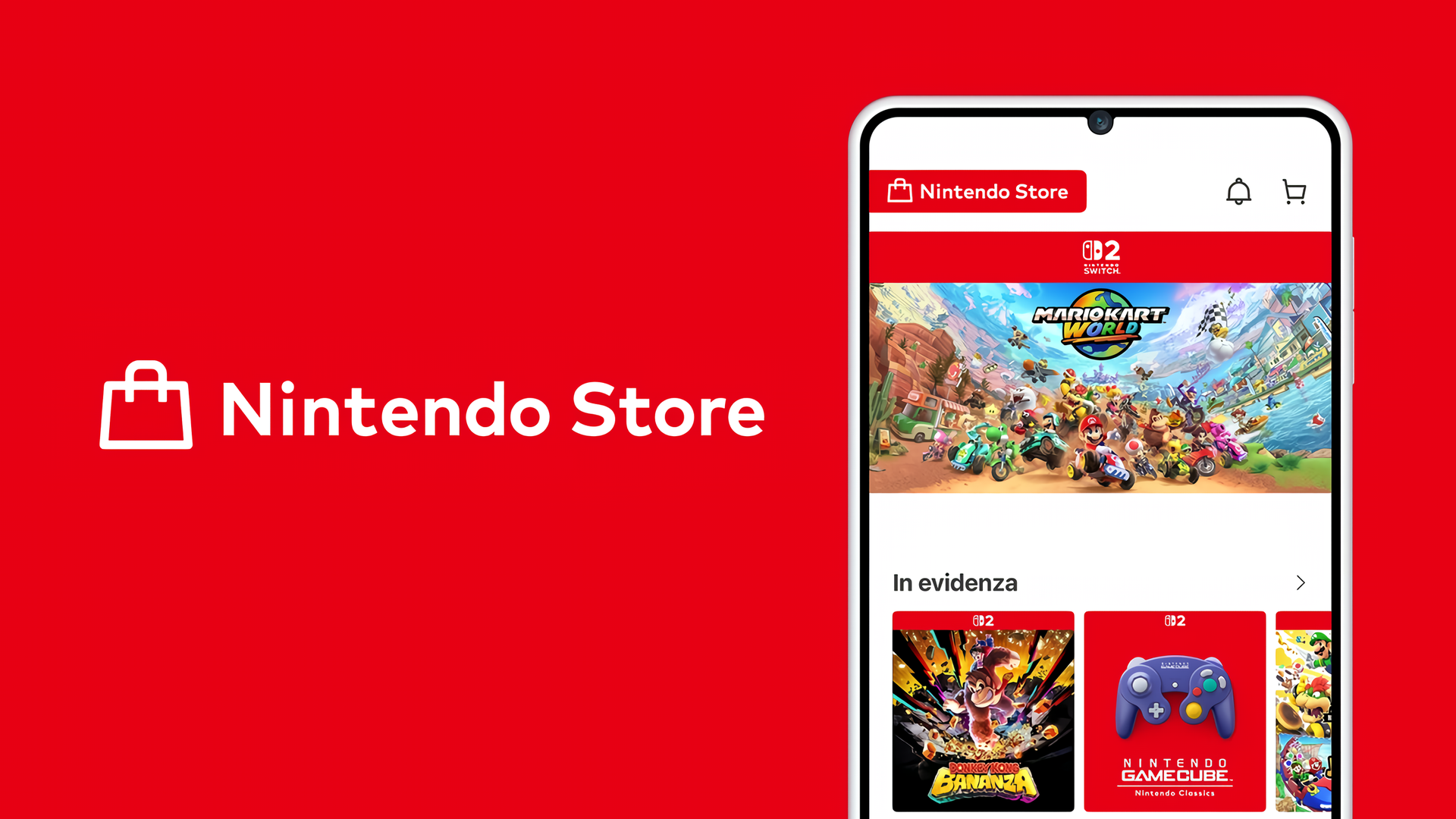Press image of the Nintendo Store app