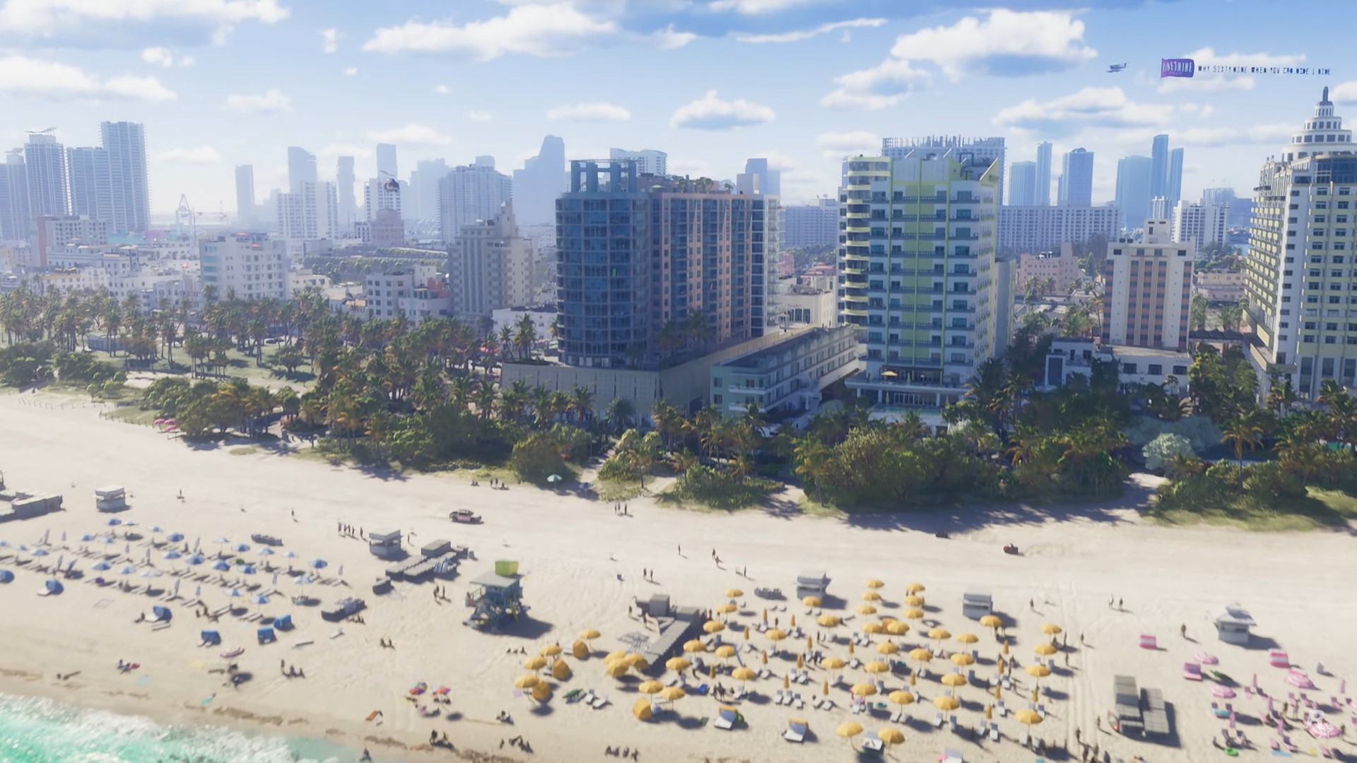 Screenshot of a beach in GTA 6