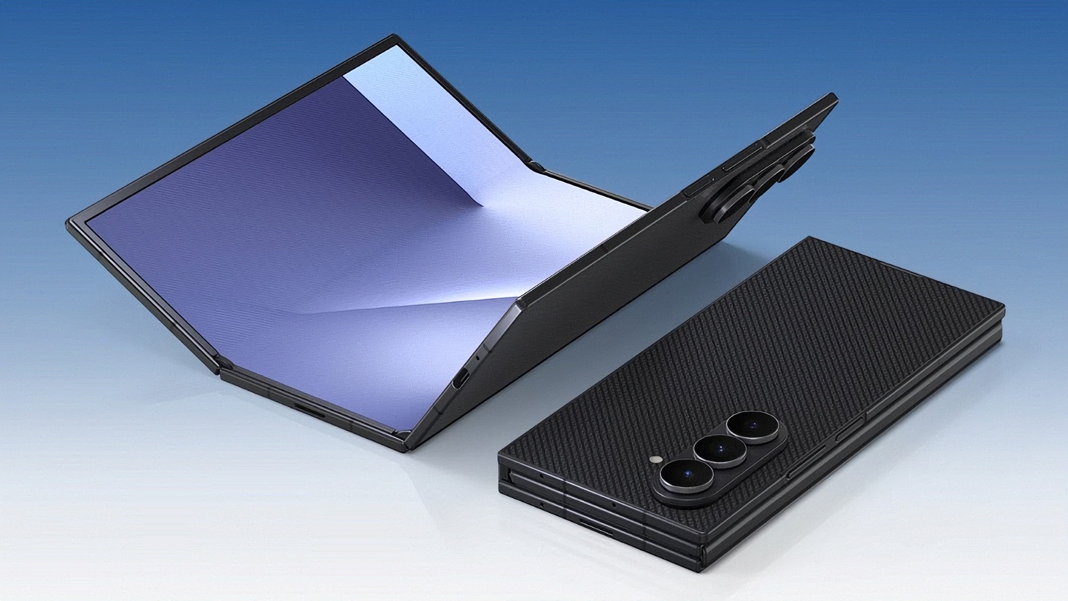 Image of the Samsung Galaxy Z TriFold opened and closed