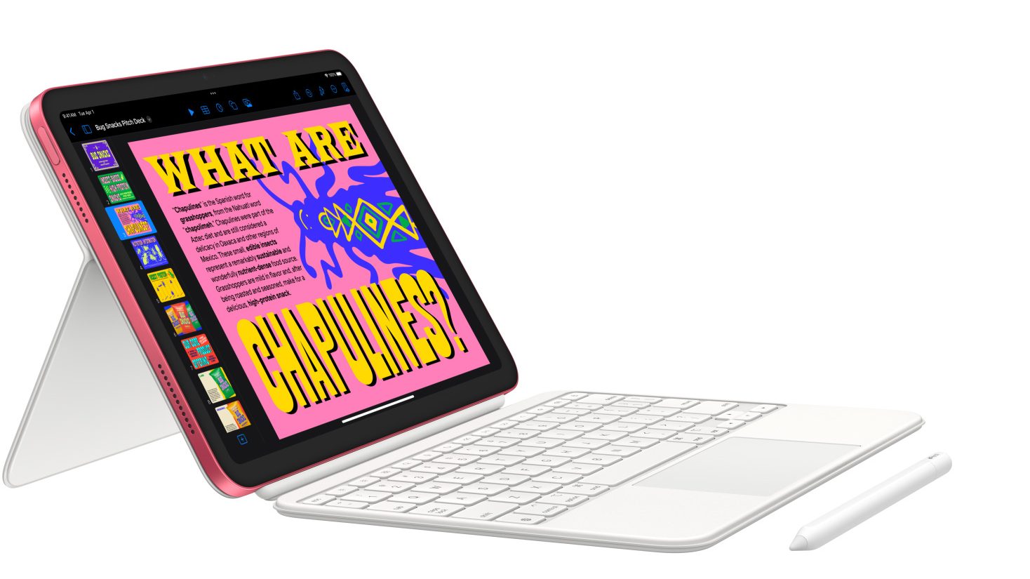 Promotional image of the Apple iPad A16