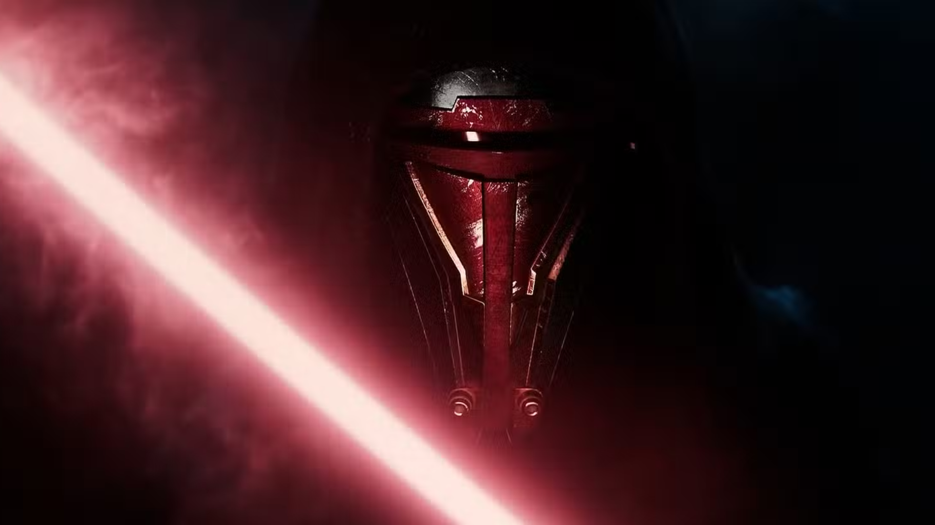 Holding a red lightsaber in Star Wars Knights of the Old Republic remake