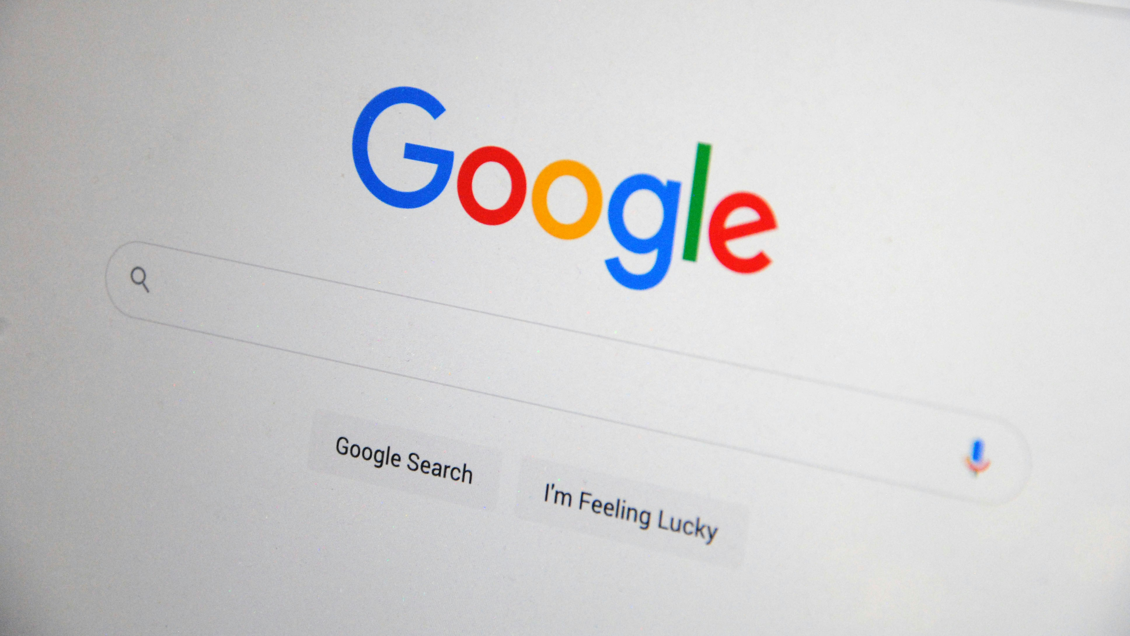 Image of the Google Search page