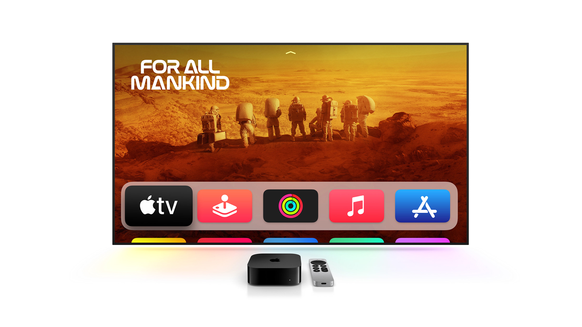 Promotional image of the Apple TV 4K