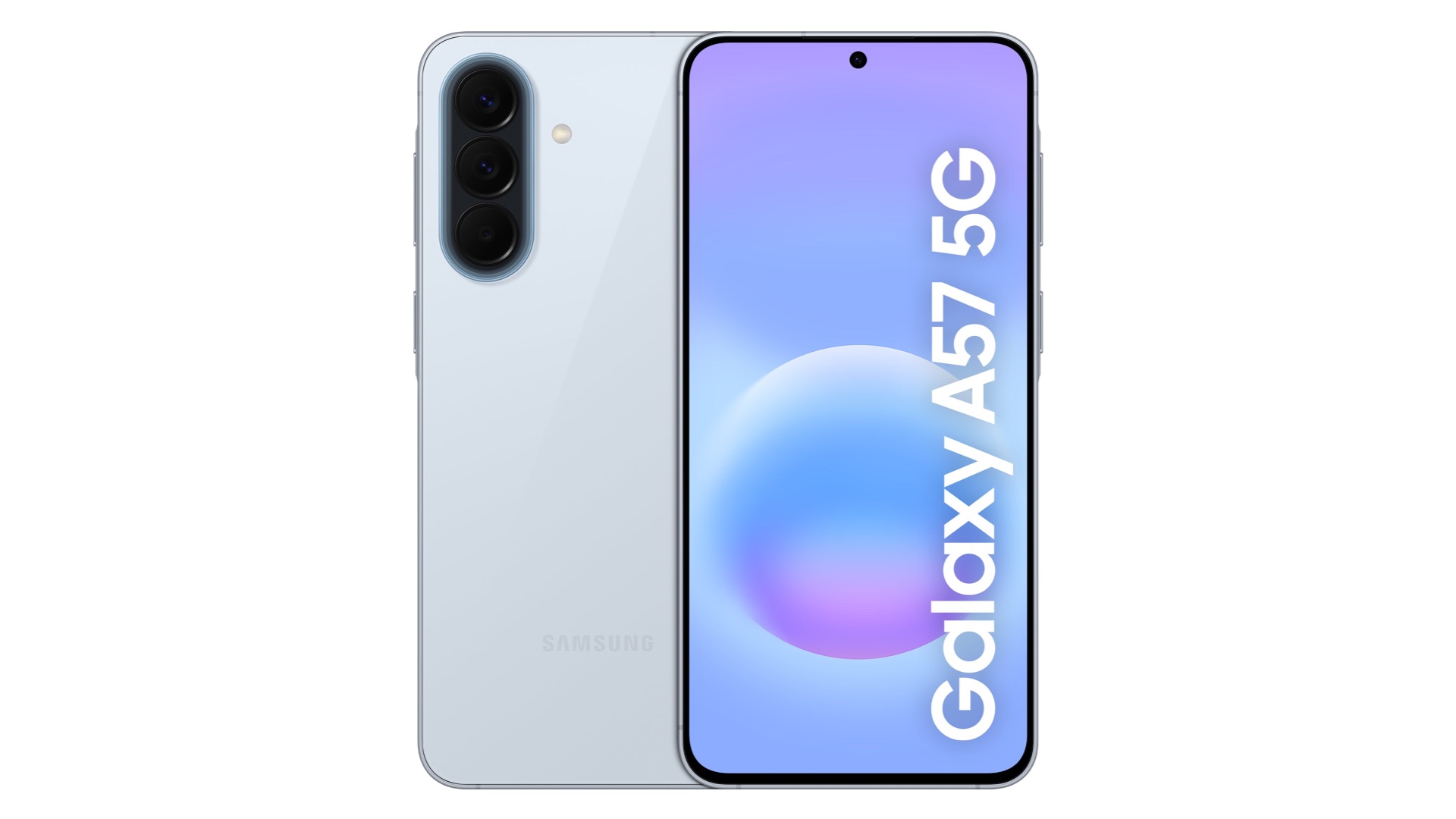 Promotional image of the Samsung Galaxy A57