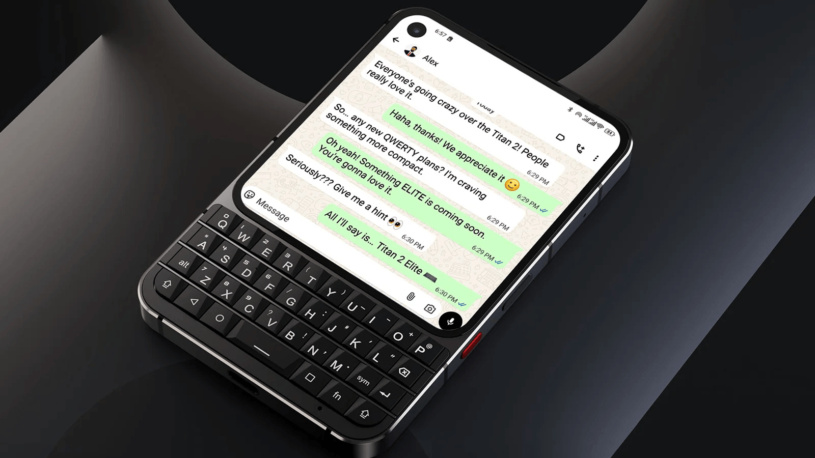 Promotional image of the Unihertz Titan 2 Elite