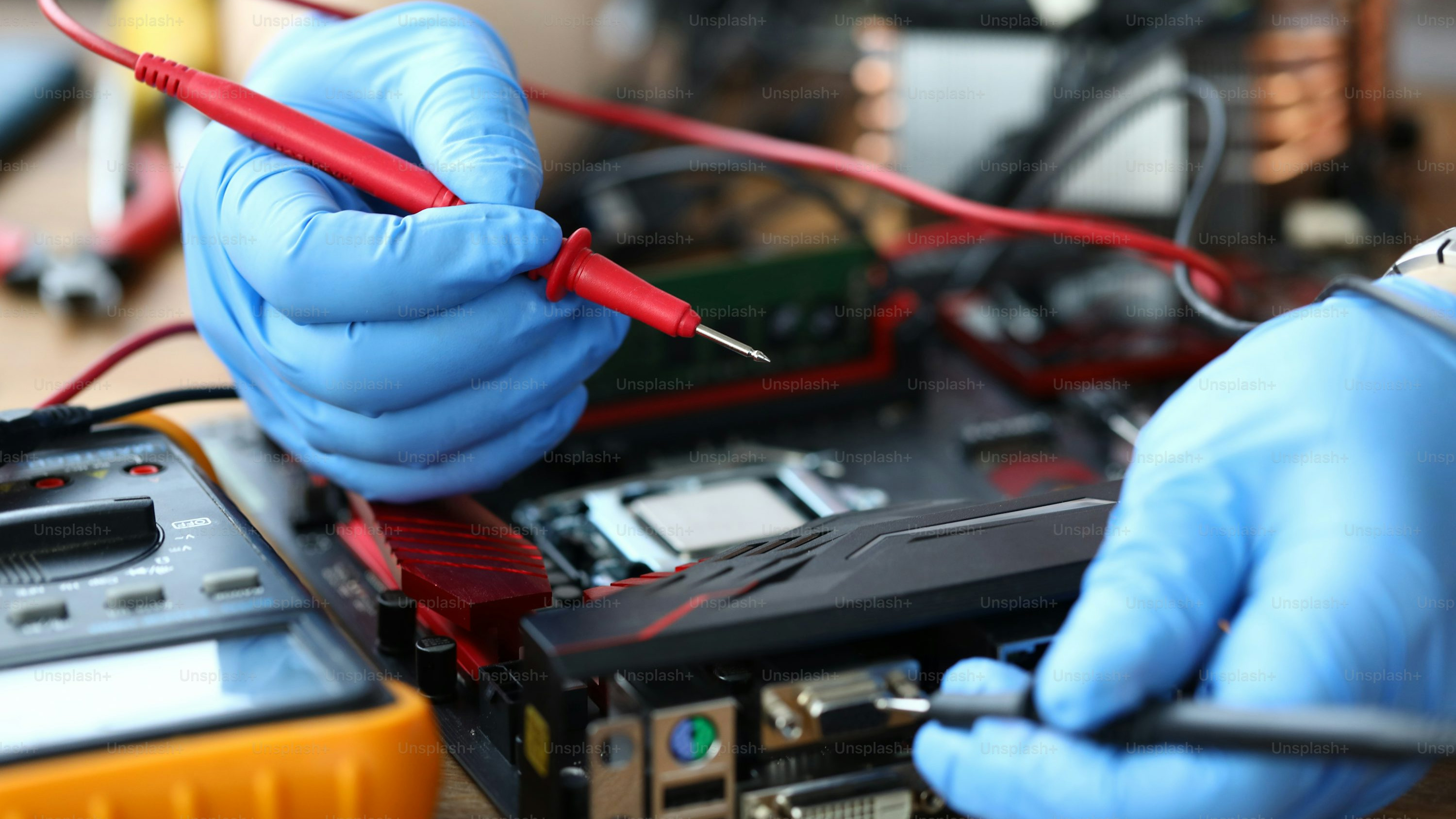Conducting a repair on a computer