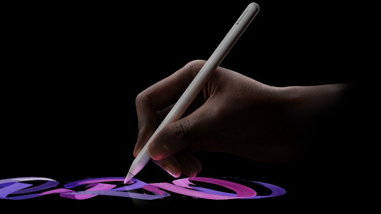 Using the Apple Pencil Pro on an iPad