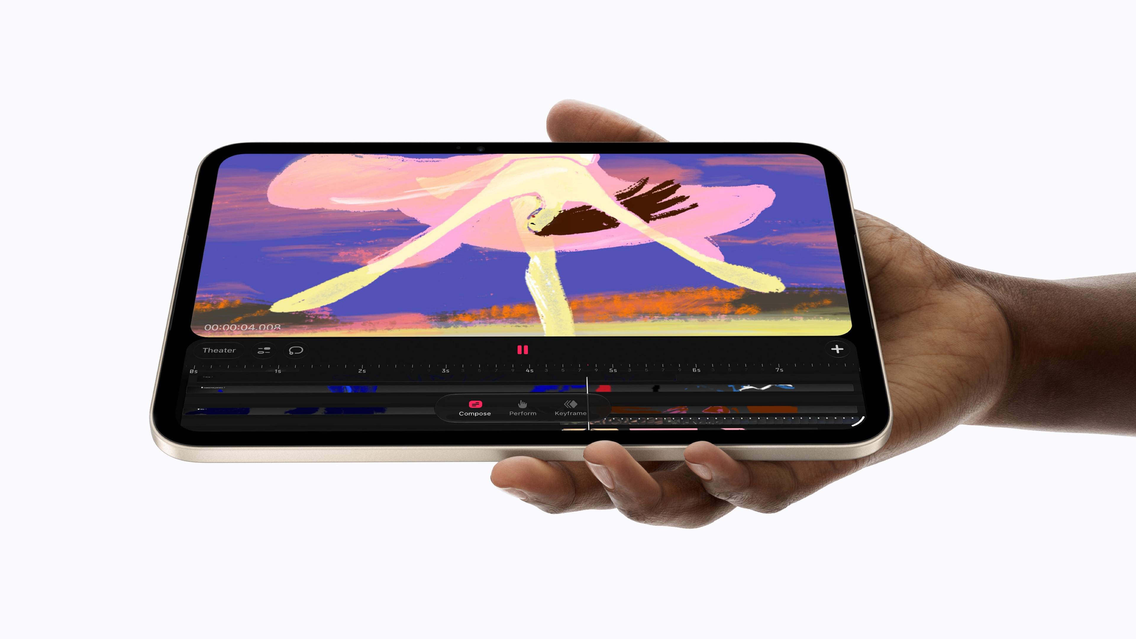 Press image of the new iPad Mini